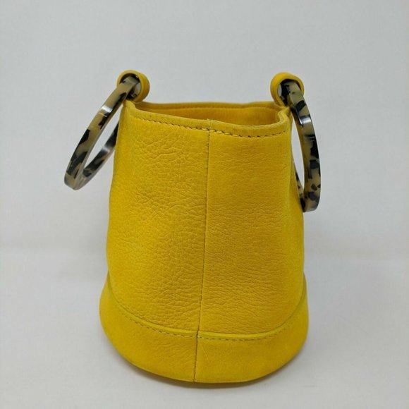 Simon Miller Bongai 15 Mini Nubuck Bucket Bag, Women's Size Mini - Yellow - Picture 2 of 10